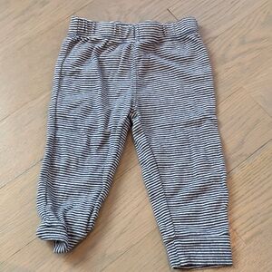 Carter's Black and White Striped Leggings